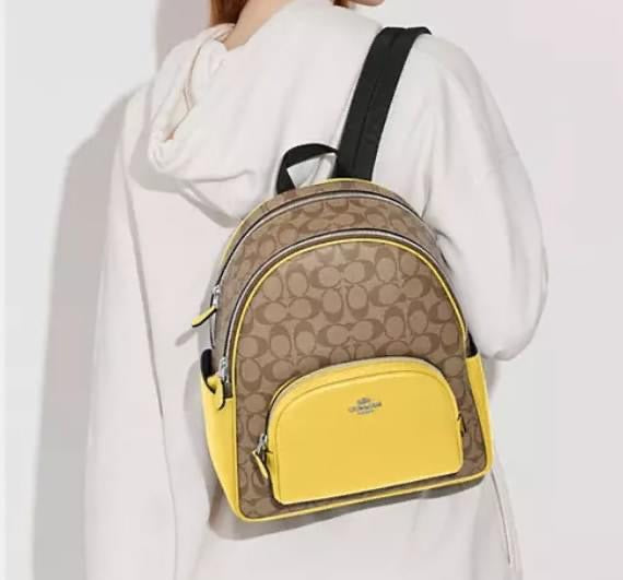 Coach Court Backpack in Signature