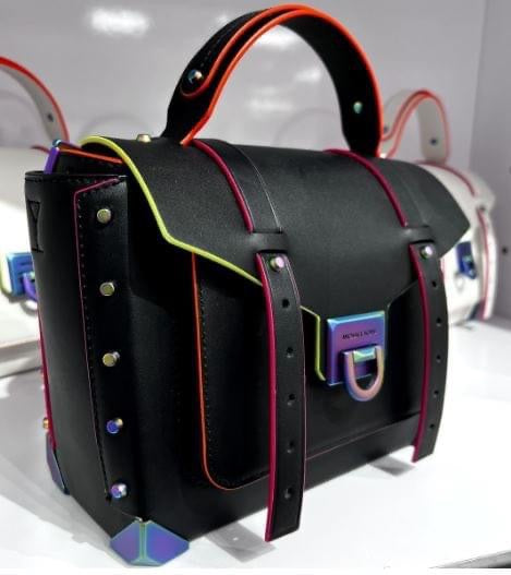 Michael Kors Manhattan Medium Contrast-Trim Satchel