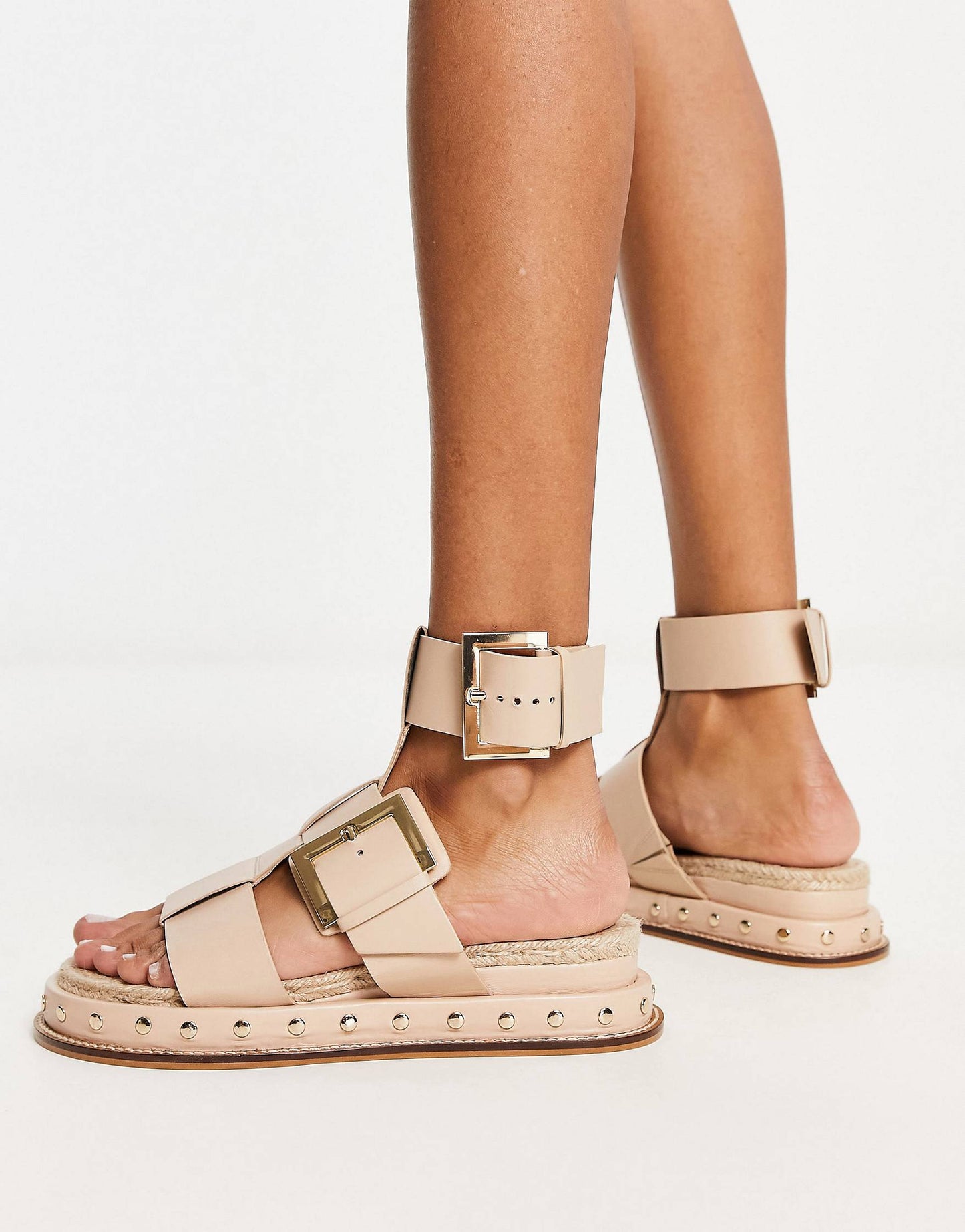 ASOS DESIGN Leather Espadrilles