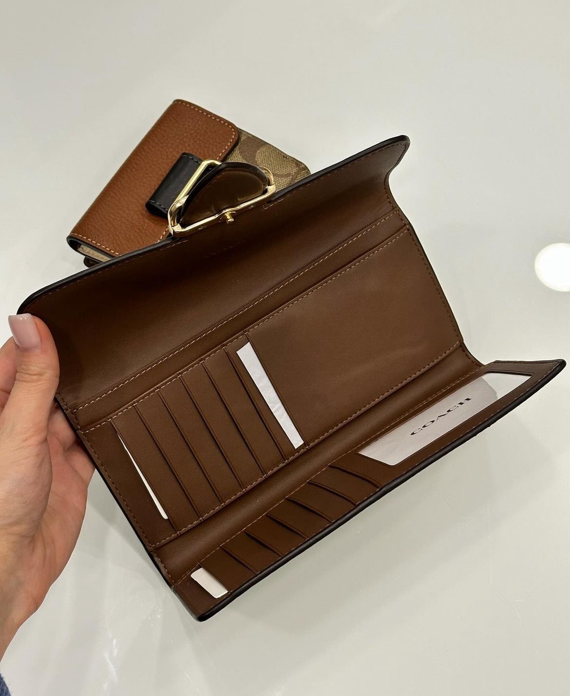 Coach Morgan Slim Wallet In Colorblock Signature Canvas