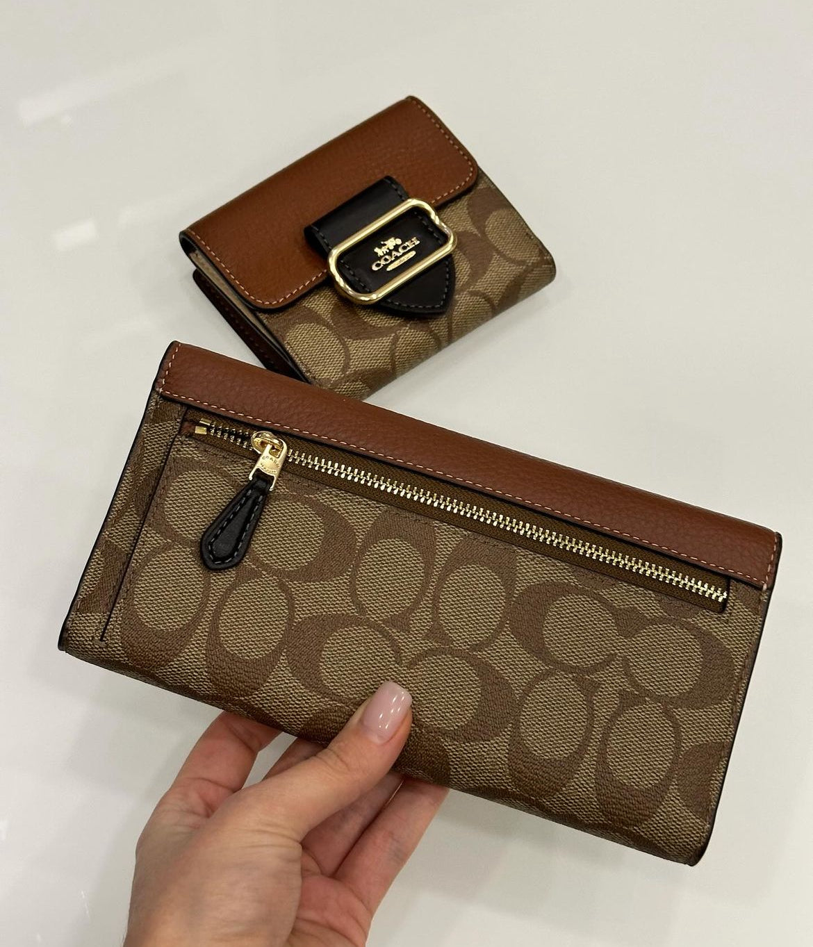Coach Morgan Slim Wallet In Colorblock Signature Canvas