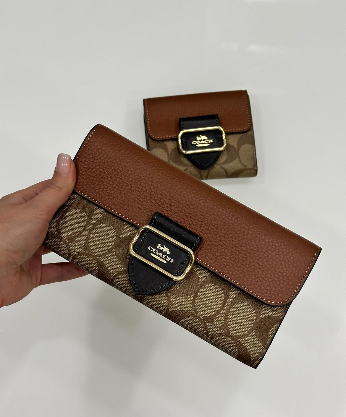 Coach Morgan Slim Wallet In Colorblock Signature Canvas