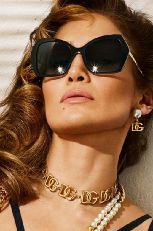 DOLCE & GABBANA Women's Black Butterfly Sunglasses