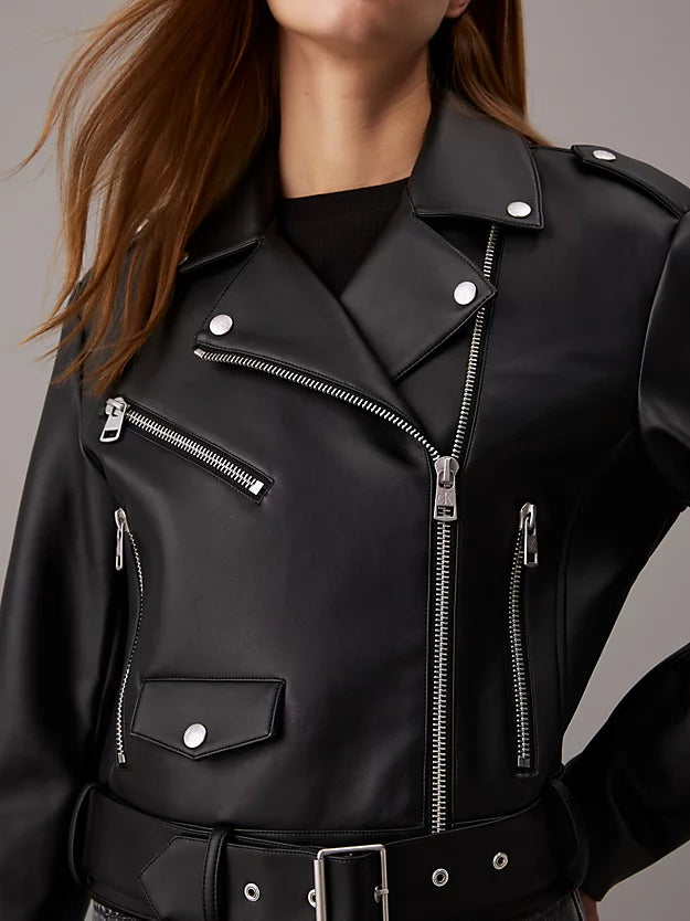 Calvin Klein Jeans Faux Leather Jacket