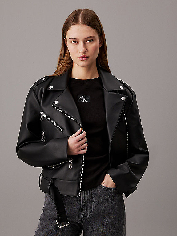 Calvin Klein Jeans Faux Leather Jacket