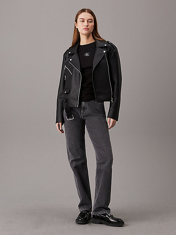 Calvin Klein Jeans Faux Leather Jacket