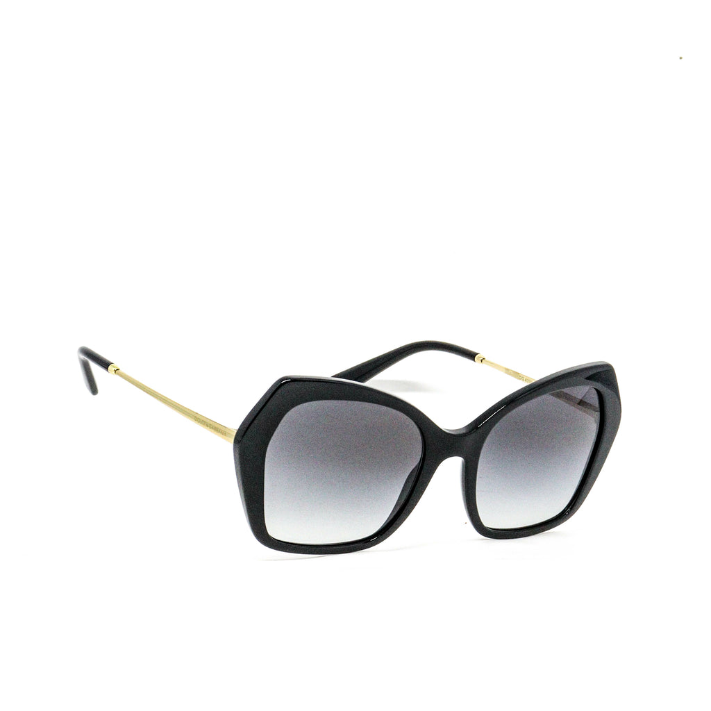 DOLCE & GABBANA Women's Black Butterfly Sunglasses