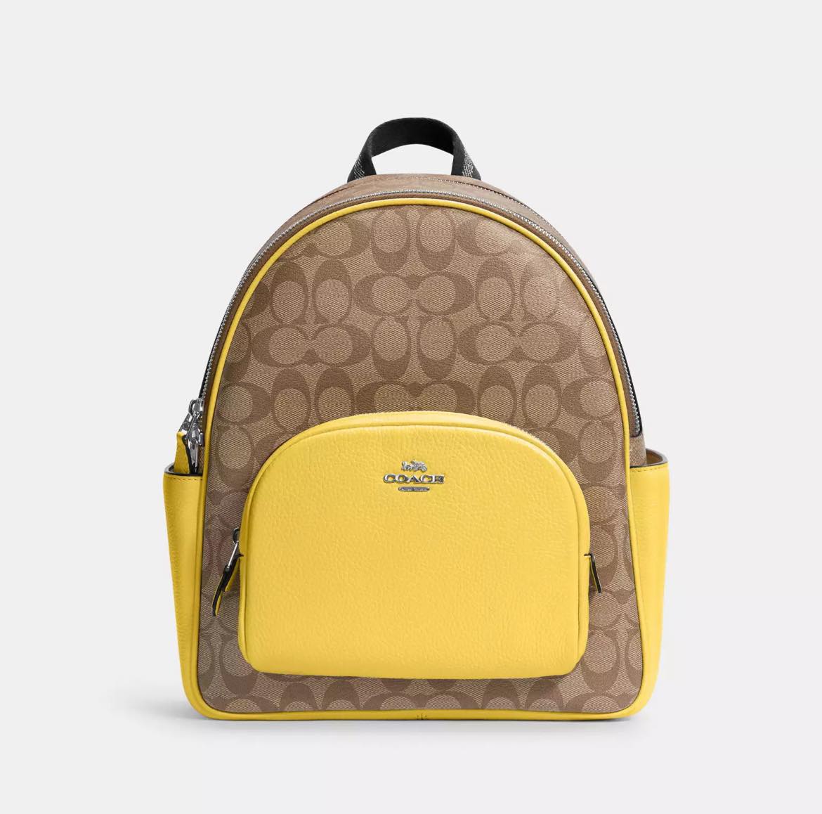 Coach Court Backpack top In Signature Canvas