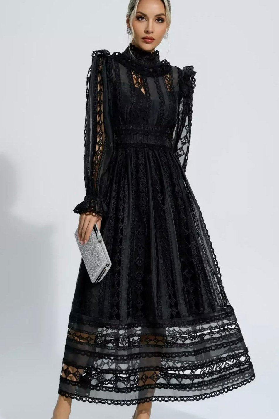 Bella Barnett Black Maxi Dress