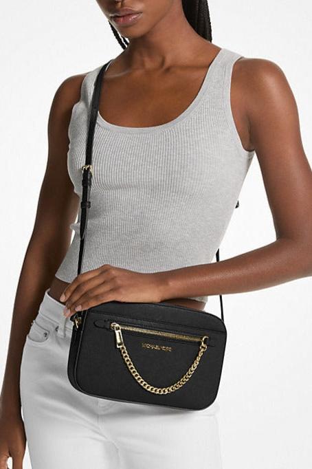 Michael Kors Jet Set Large Logo Crossbody Bag